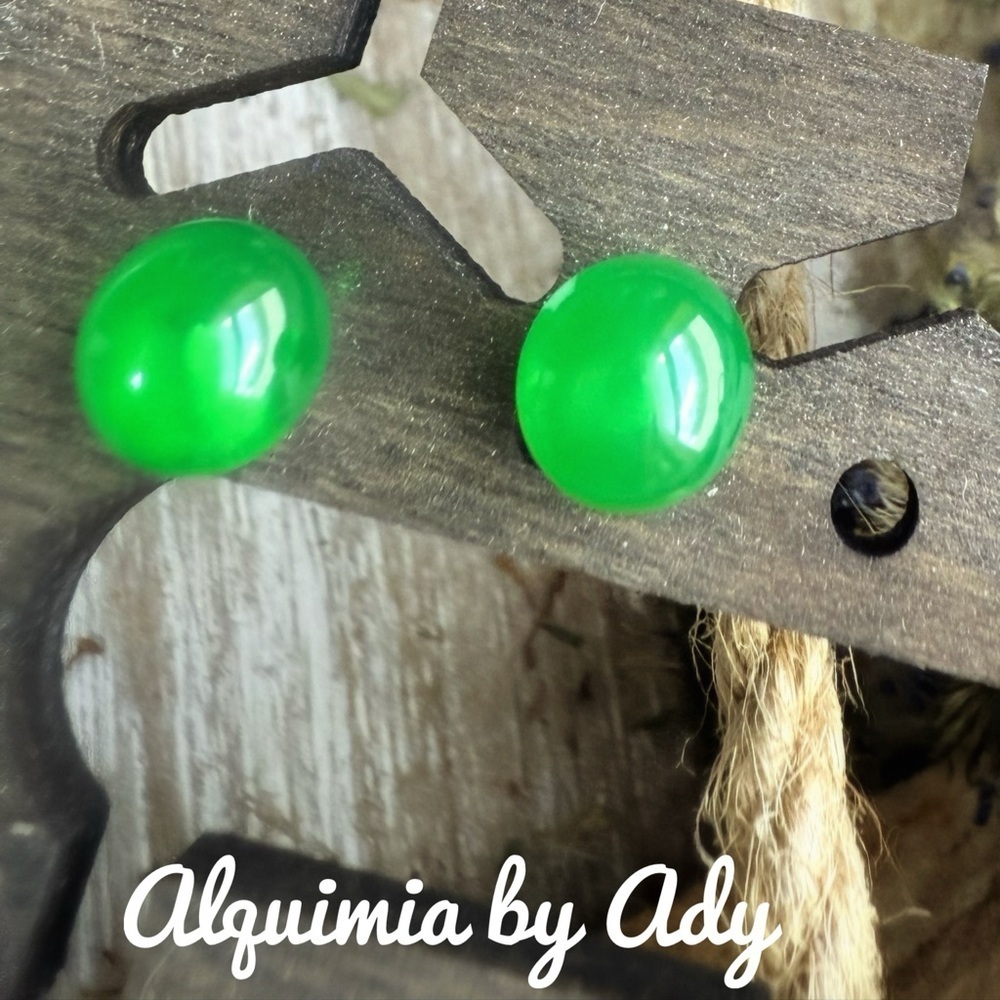 Alquimia Vibrant Green Earrings